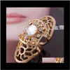 Cluster Drop Delivery 2021 Crystal Joint Ring Designs Rose Gold Jewelry Personality Finger Rings Hand Fashion Accessories Christmas 9Jfbn