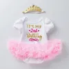 0-2年ベビーガール服ユニコーンパーティーチュチュガールズドレス生まれたばかりのBabygirls 1st誕生日服幼児ブティック服