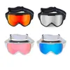 20 stks Wide Vision Dubbele Laag Anti-Mist Ski Goggles Uv400 Mannen Dames Winter Outdoor Motorfiets Racing Sneeuw Sport Bril Sneeuwscooter Board Eyewear