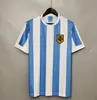 1978 1986 1998 Argentine rétro Soccer Jersey Maradona 1996 2000 2001 2006 2010 Kempes Batistuta Riquelme Higuain Kun Aguero Caniggia Aimar Football SH 341