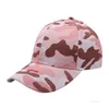 Camouflage Baseball Hut Outdoor Sport Gewaschen Ball Caps Mode Sonnenschutz Festliche Party Hüte Liefert 4styles T2I51878