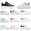 Mannen Trainers Casual Schoenen Leer Lace Up Mannen Mode Platform Designer Vrouwen Sneakers Wit Zwart Luxe Zwart Suede Chaussures de Espadrilles