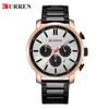 Horloges mannen casual chronograaf polshorloge luxe merk curren roestvrij staal waterbestendig 30m relogio masculino q0524