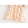 summer fashion female vintage chic polka dot print square collar three-quarter sleeves slim mini dress for women 210508