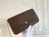 3 قطعة / المجموعة المفضلة متعددة pochette أكياس مسائية اكسسوارات المرأة crossbody محفظة رسول حقيبة حقائب الزهور الكتف سيدة الجلود مع مربع 61276 حقيبة يد