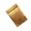 Colorful Aluminum Foil Zipper Packaging Bags Reuseable Plastic Self Sealing Packing Pouch Smell Proof Storage Bag for Food Tea Coffee