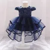 Girl's Dresses 0-24M Girls Born 1st Birthday Dress For Baby Girl Butterfly Baptism Wedding Princess