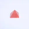 Pyramid-Finest Big Red Crystal Melting Pyramids Gemstone 1.18" Sculpté Pyramidal Crystal Healing Crafts