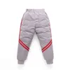 Thicken Winter Pants For Baby Boys Girls High Waist Warm Children Clothes Waterproof Kids Boy Fashion Trousers Baby Long Pants 211028