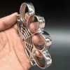 Spider web shape metal brass knuckle four finger tiger fingers outdoor security pocket backpack EDC tool HW605