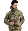 Lurker Shark Skin Soft Shell Giacca tattica da uomo Giacca a vento impermeabile Cappotto in pile Caccia Abbigliamento Camouflage Army Consegna rapida X0710