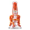 Pommeau de douche Perc Halloween poulpe Style narguilés conduite d'eau avec bol en verre huile Dab Rig narguilé 14.5mm femelle Joint Heady verre