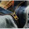Bekymrad och ragged jeans denim män långa fyra årstider rakt hår märke hip hop bomull mode ny högkvalitativ jeans x0621
