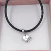 Bijoux en argent Pandora Gran Piano Heart Dangle Charms Chain DIY Bracelet for Women Bead Anniversary Gifts Her Valentine 100 Languages 799101C01 Annajewel