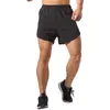 Gymkläder L102 Men039s Fitness Sports Shorts som kör avslappnad QuickDrying Professional Elastic Training Sports Pants5650323