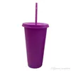 70pcs 24oz / 710 ml dryckjuice tumblers och halm Magic Kaffekoppar Plastkopp Du kan anpassa logotypen DHL