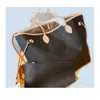 Neverfulls mm GM Tote Designers الأكياس المسائية للسيدات Neverfull Bag Bag التسوق الأصلي محافظ Totes Lady Never Coin Pres