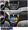 Android Car DVD-spelare GPS Multimedia för Hyundai Accent Verna 2012-2017 med pekskärm