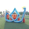 Dragon Dance Stage Wear 14m 8 Adultos Fabricación de seda China Día de primavera de primavera original Festival Folk Celebration Mascot disfraz