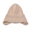 Party Hats European and American solid color crimped knitted hat outdoor sports ear protection men's and women's autumn and winter warm cap T2I52772