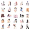 50pcs Anime Hentai Sexy pin-up lapin fille Waifu décalcomanie autocollants valise ordinateur portable voiture camion étanche voiture autocollant