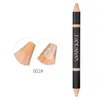 Handaiyan Eye Brow Pencil Highlighter Eyeliner 2 in 1 Makeup Matte and Shimmer Easy to Wear Makeup Double Liner5682481