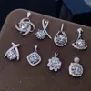 Pendant Necklaces Moissanite Dimond 1.0ct D Color 925 Sterling Silver Necklace Exquisite Jewelry Party Wedding Pendants For Women's Birthday