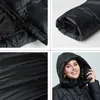 Astrid Kış kadın Ceket Kadınlar Uzun Sıcak Parka Ekose Moda Kalın Ceket Kapüşonlu Büyük Boyutları Kadın Giyim 95 210910