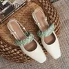 SOPHITINA Women Sandals Casual Summer Weave Mixed Colors Sandals Thick Heel Back Strap Comfort Sweet Purple Lady Shoes AO884 210513