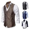 Gilet da uomo jacquard monopetto gilet da corte medievale gilet per abito o abbigliamento da performance opera Gilet Homme 210524