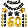 30 40 50 ans adulte fête d'anniversaire ballon fond décoration bronzant queue de poisson drapeau ensemble numérique