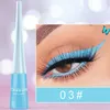 Eyeliner liquido opaco a 17 colori Impermeabile Bianco Nero Matita per eyeliner colorato per principianti Occhi con cappuccio Fondotinta Trucco delineador de ojos Kit