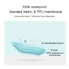 Dansunreve Waterdichte matrasbeschermer Carrot Whale Gedrukt Elastisch Ademend Aantal Blaad Topper Protection Pad Covers 211110