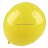 Event Festive Party Supplies Home GardenParty Decoration Yellow 12 Inches Helium Quality Latex Balloons - Pack med 50 Drop Delivery 2021 W5