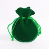 Velvet Bag Gifts Drawstrings Pouches Guard Jewelry Organizer Dustproof Flannel Packaging Display Wedding Party Packing Bags Bead Cloth Storage Pouch Accessories