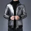 Top Grade Designer Brand Casual Fashion Shiny Bubble Men Down Jacket Winter Windbreaker Streetwear Coats Clothes 210910