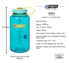 Wasserflasche USA Nalgene Outdoor Sport Tasse Fitness Portable Große Kapazität Weltraumkocher 1000ml Wandern Radfahren Reisen