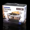 Pfannen Stil Frittierstopf Tempura Fritteuse Pan Temperatur Kontrolle Gebratene Hühnerkochwerkzeuge Küchenutensilien