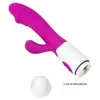 Sex Toy Massager G Spot Dual Vibration Dildo Rabbit Vibrator för vattentät R Vaginal Clitoris Massager Sexiga leksaker för kvinnor