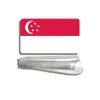 10 pièces singapour broche beau drapeau épinglette pour femmes et hommes acrylique patriotisme Badge réunion accessoires
