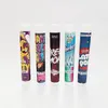 Jokes up preroll cones tube plastic mini bottle 1.3g pre roll packaging tubes with stickers and heat shrinkable film