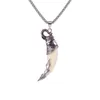 Fashion Wolf Tooth Necklace For Men Long Chain Vintage Jewelry Gift