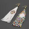 Go2Boho Large Earrings Ladies Boho Miyuki Long Earring For Women Jewelry Handmade Woven Accessories Pendientes Mujer 2020