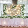 Sztuczny Bluszcz Zielony Liść Liść Garland Rośliny Winorośli Liście DIY Dla Domu Wedding Party Rattan String Wall Garden Home Decor