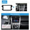 Black 2 Din Car Radio Fascia for 2008 2009-2014 Suzuki Splash Auto stereo Panel Kit Dash CD Plate Frame Installation kit