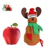 クリスマスの装飾キャンディバッグ人形ギフト雪だるまサンタエルクベアルアップル2022