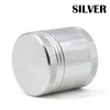 Smoking Accessories 4 Layers Mini Metal Tobacco Grinder Zinc alloy Dry Herb Crusher Smoke Man Gift Hemp Pepper Pot Spice Mill Grinder LV40/50/55/63/75mm TX0030