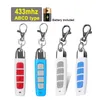 Keychains 433MHz fjärrkontroll 4 -kanalbilar Garage Gate Door Opener Duplicator Cloning Code Key1970705236o