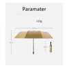 Pare-soleil en titane à 10 os pour femmes, parapluie renforcé résistant au vent, pare-soleil féminin UPF50 + Parasol masculin, vente en gros