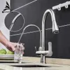 Robinets de cuisine torneira para cozinha de parede grue pour filtre à eau de cuisine robinet trois voies évier mélangeur robinet de cuisine WF-0195 210724